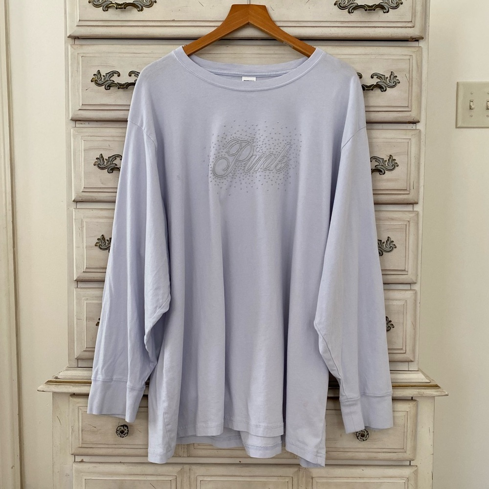 PINK Victoria’s Secret Periwinkle Long Sleeve Top